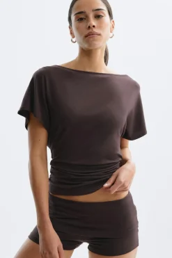 Gina Tricot oft ouchy oungewear top Brun Outlet