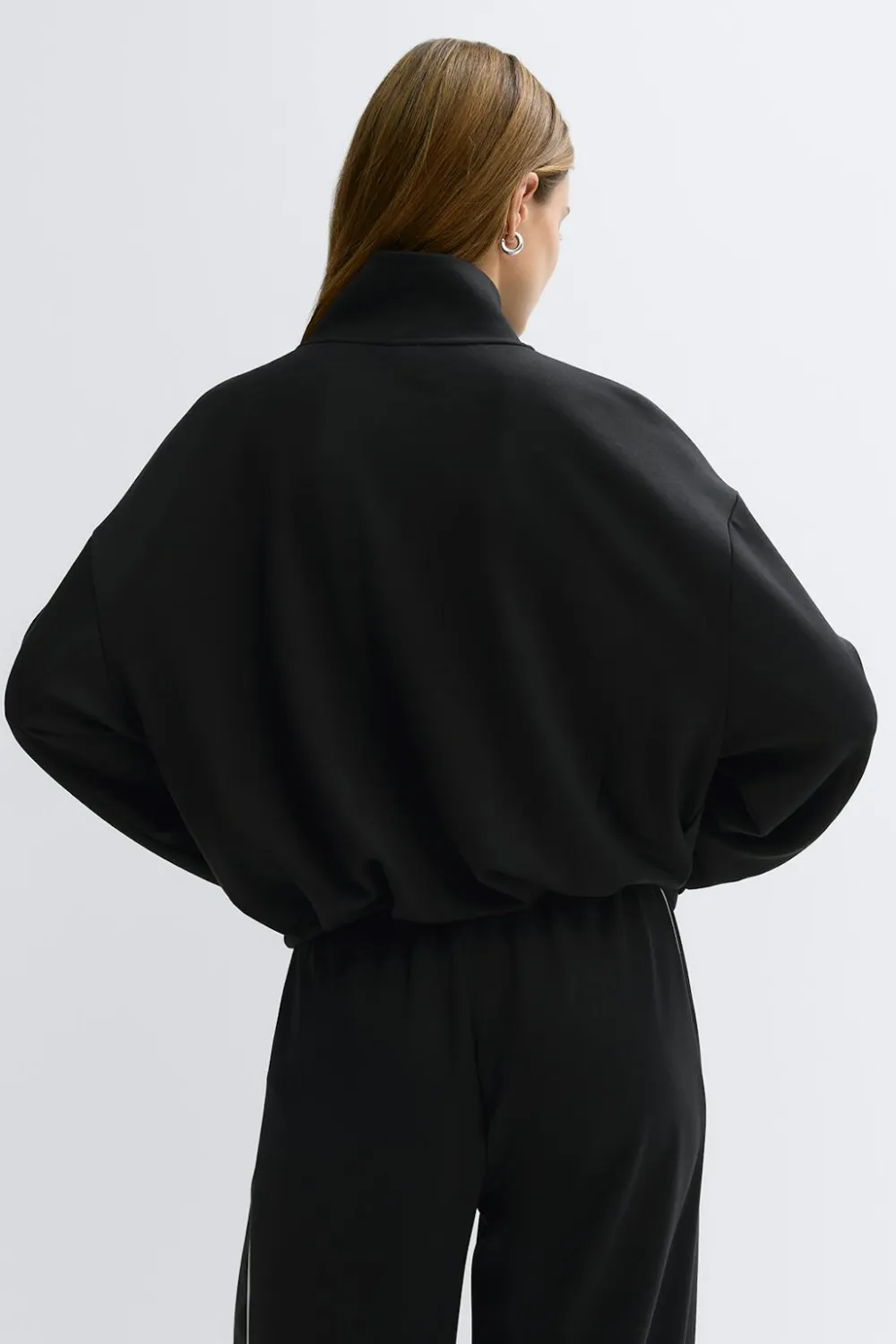 Gina Tricot oft porty zip jacket Svart Best