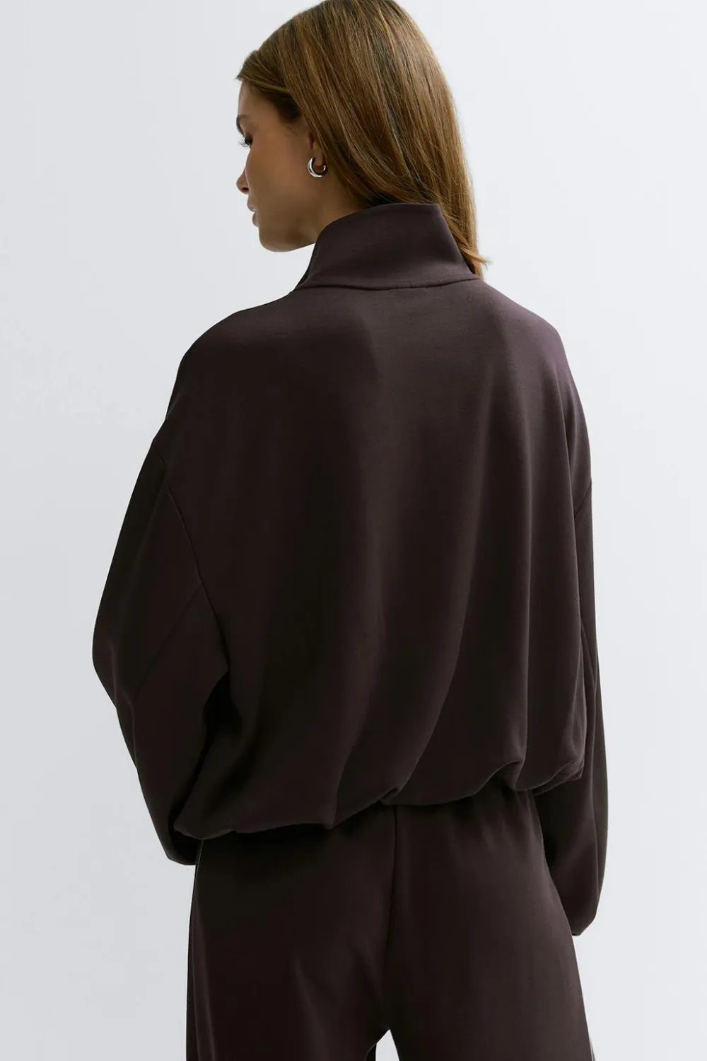 Gina Tricot oft porty zip jacket Brun Discount
