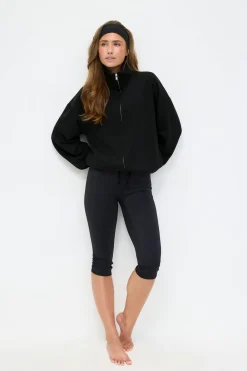 Gina Tricot oft port zip weater Svart Sale