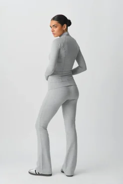 Gina Tricot oft touch foded trouer Grå Online