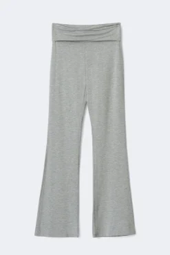 Gina Tricot oft touch foded trouer Grå Online