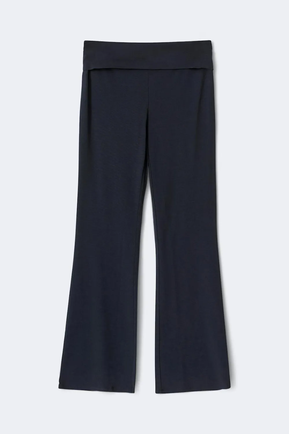 Gina Tricot oft touch foded trouer Blå Outlet