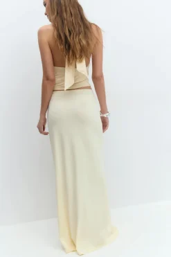 Gina Tricot oft touch axi kirt Gul
