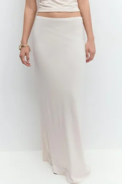 Gina Tricot oft touch axi kirt Beige Best
