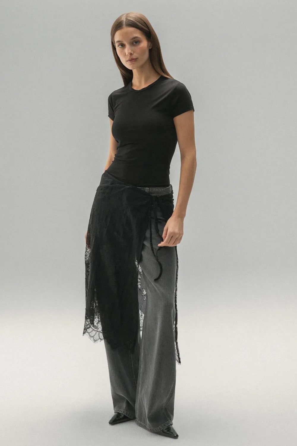 Gina Tricot oft touch top Svart Outlet