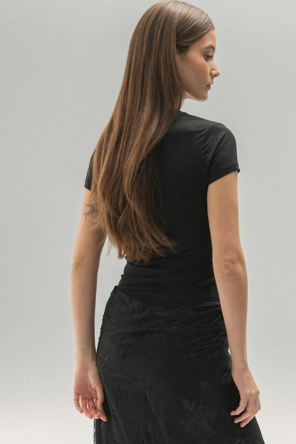 Gina Tricot oft touch top Svart Outlet