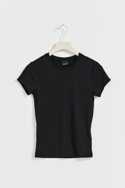 Gina Tricot oft touch top Svart Outlet