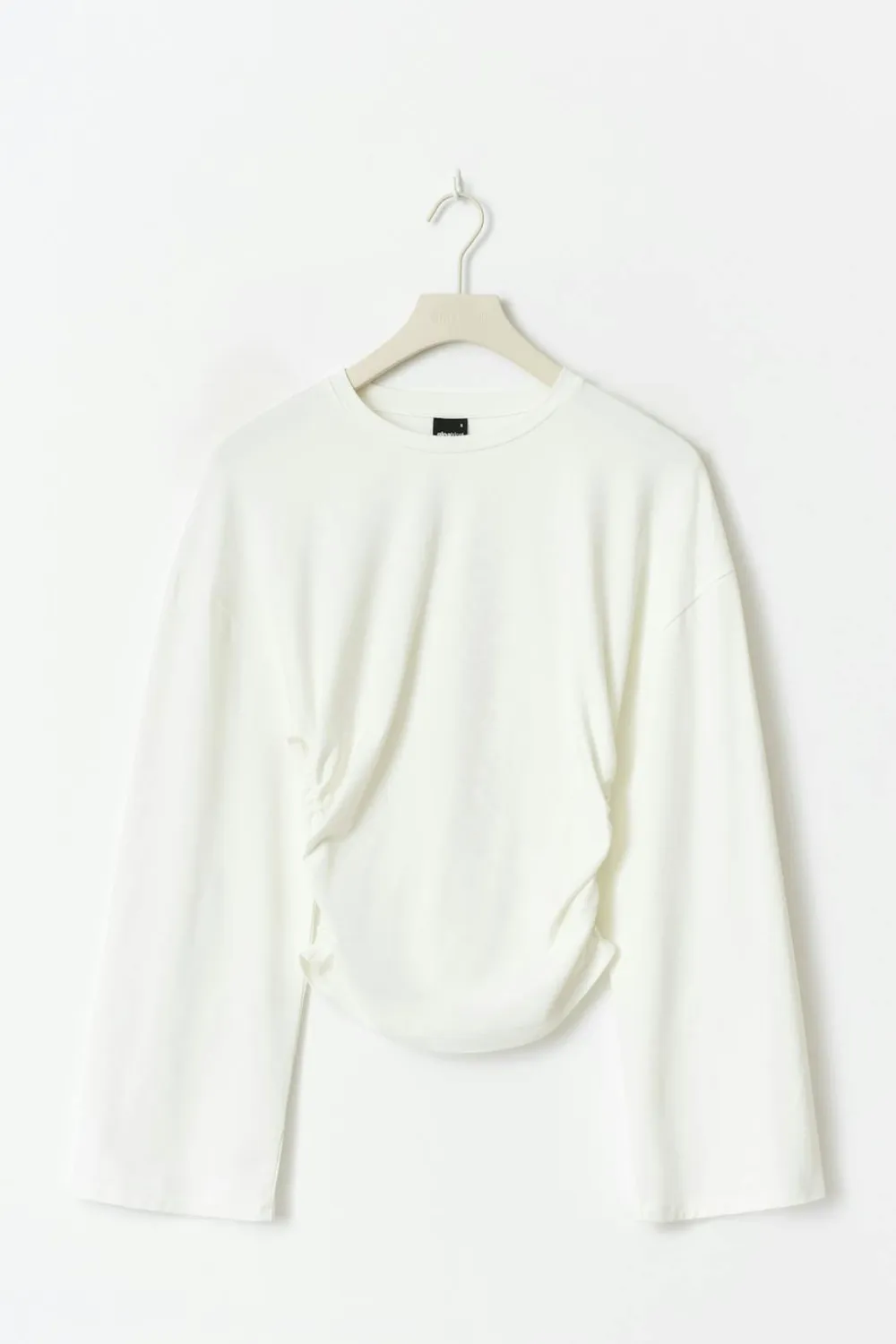 Gina Tricot oft touch wide eeve top Hvit Outlet