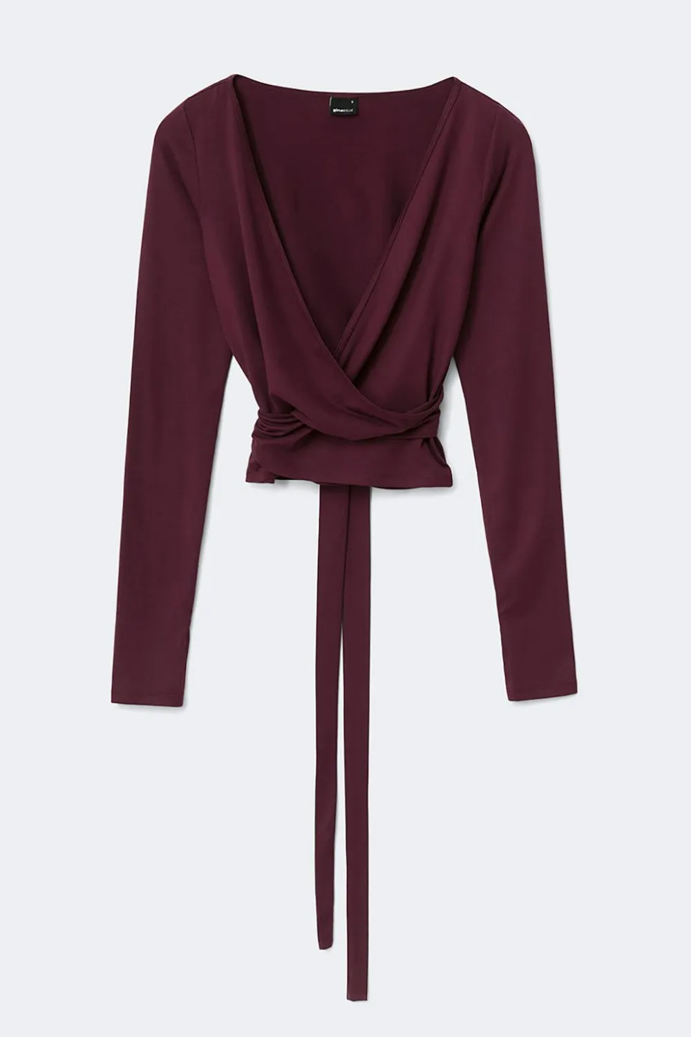 Gina Tricot oft wrap yoga cardigan Rød Clearance