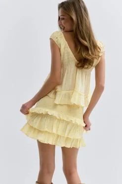 Gina Tricot 14+ o kirt Gul Discount