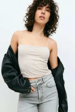 Gina Tricot paghetti trap inget Grå Clearance