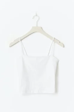 Gina Tricot paghetti trap inget Hvit New