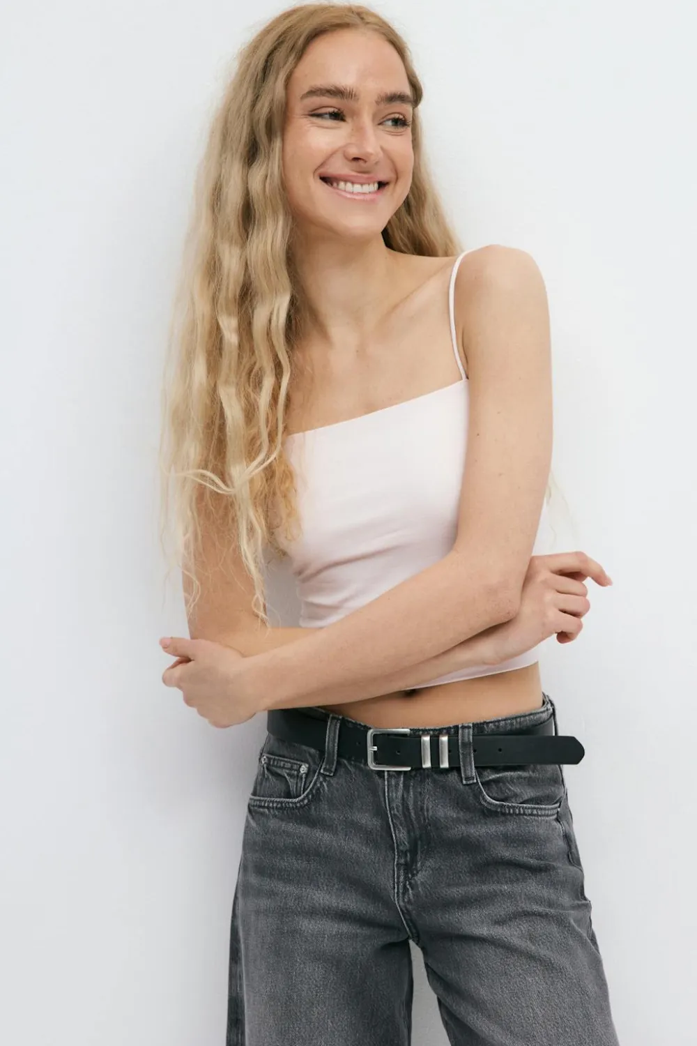Gina Tricot paghetti trap inget Rosa Discount