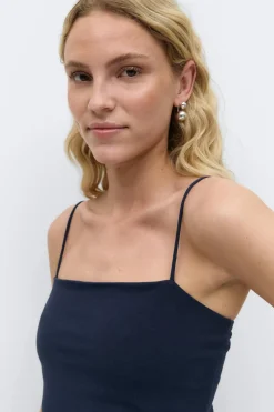 Gina Tricot paghetti trap inget Blå Outlet