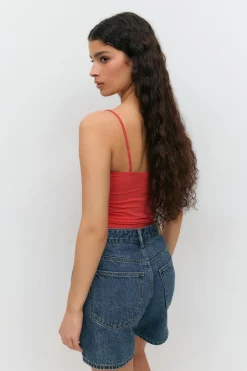 Gina Tricot paghetti trap inget Rød