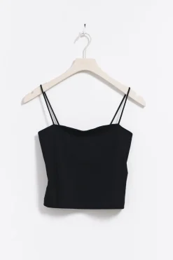 Gina Tricot paghetti trap inget Svart Hot