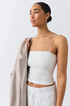 Gina Tricot paghetti trap inget Hvit Hot