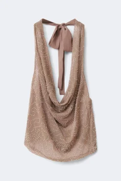 Gina Tricot parke cowneck top Brun Online