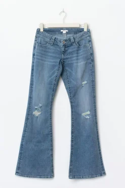 Gina Tricot 14+ parke fare jean curve Blå