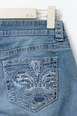 Gina Tricot 14+ parke fare jean curve Blå