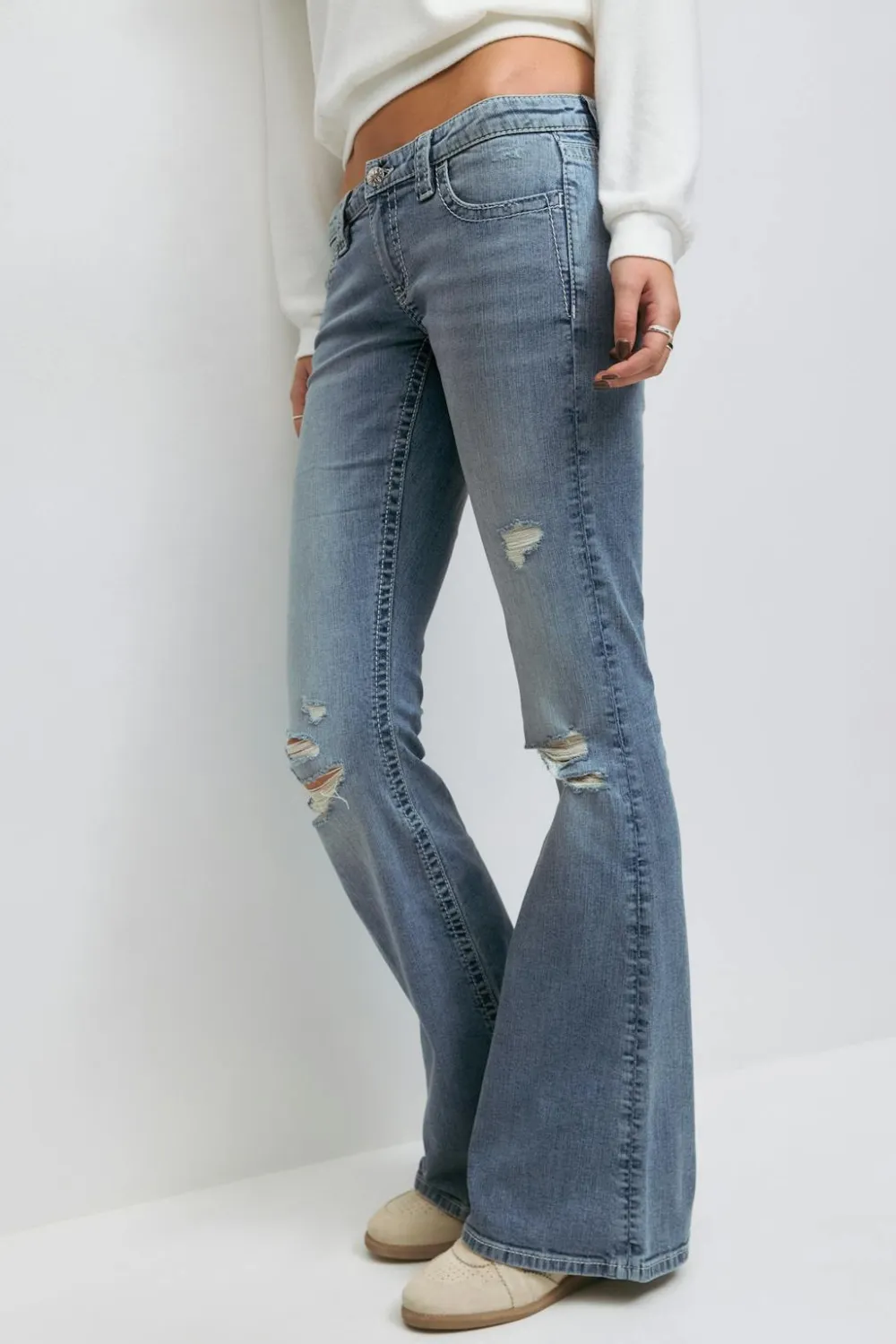 Gina Tricot 14+ parke fare jean ta Blå Hot