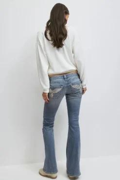 Gina Tricot 14+ parke fare jean ta Blå Hot