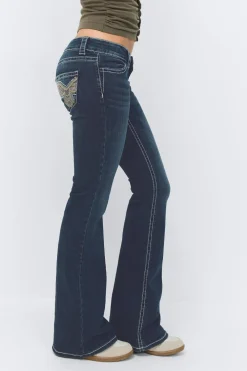 Gina Tricot 14+ parke fare jean ta Blå