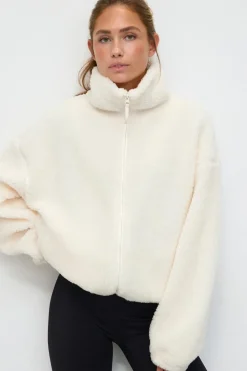 Gina Tricot port feece jacket Hvit Online