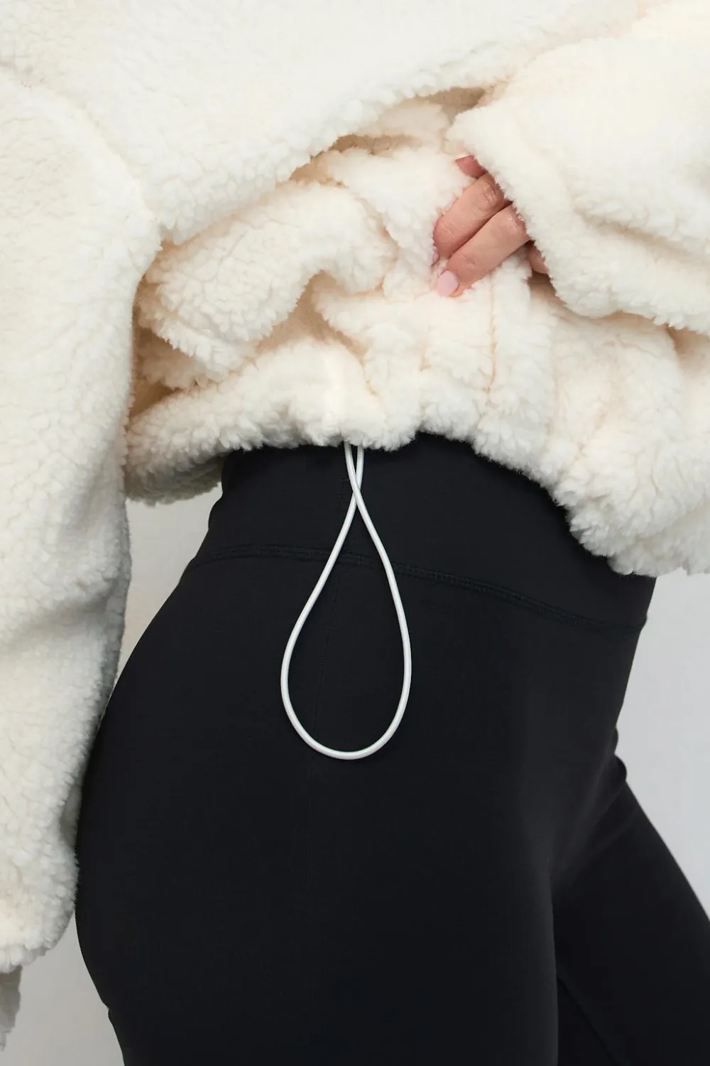 Gina Tricot port feece jacket Hvit Online
