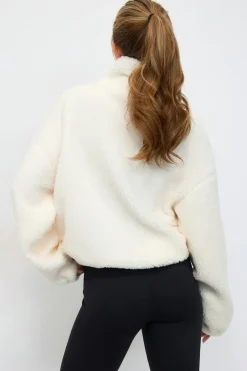 Gina Tricot port feece jacket Hvit Online