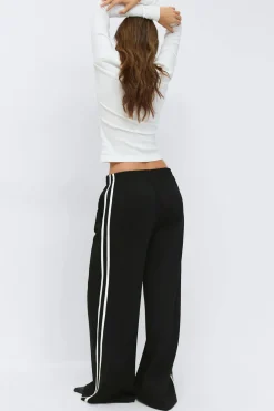 Gina Tricot porty wide trouer Svart Best