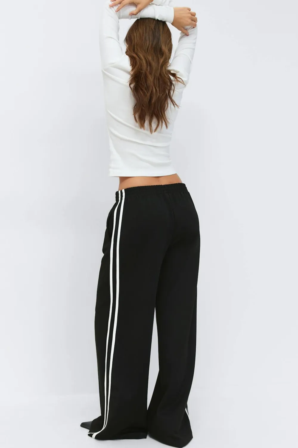 Gina Tricot porty wide trouer Svart Best