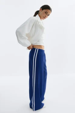 Gina Tricot porty wide trouer Blå