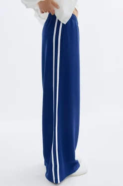 Gina Tricot porty wide trouer Blå