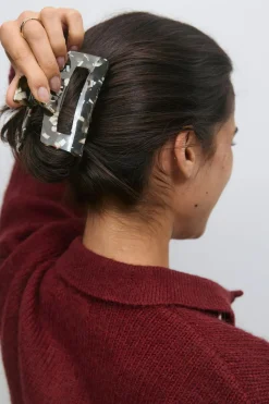 Gina Tricot Square hair clip Brun