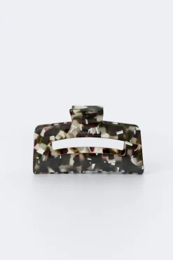 Gina Tricot Square hair clip Brun