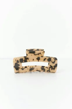 Gina Tricot Square hair clip Brun Outlet