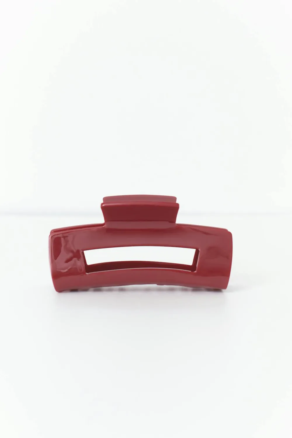 Gina Tricot Square hair clip Rød Sale