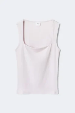 Gina Tricot quare neck tank top Lilla
