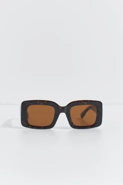 Gina Tricot square shaped sunglasses Beige Online