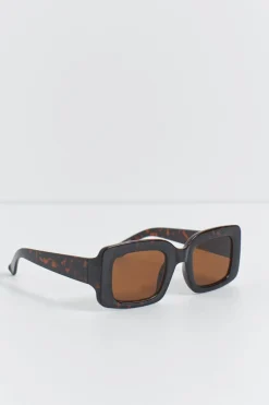 Gina Tricot square shaped sunglasses Beige Online