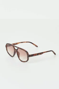 Gina Tricot 70s sunglasses Beige Sale