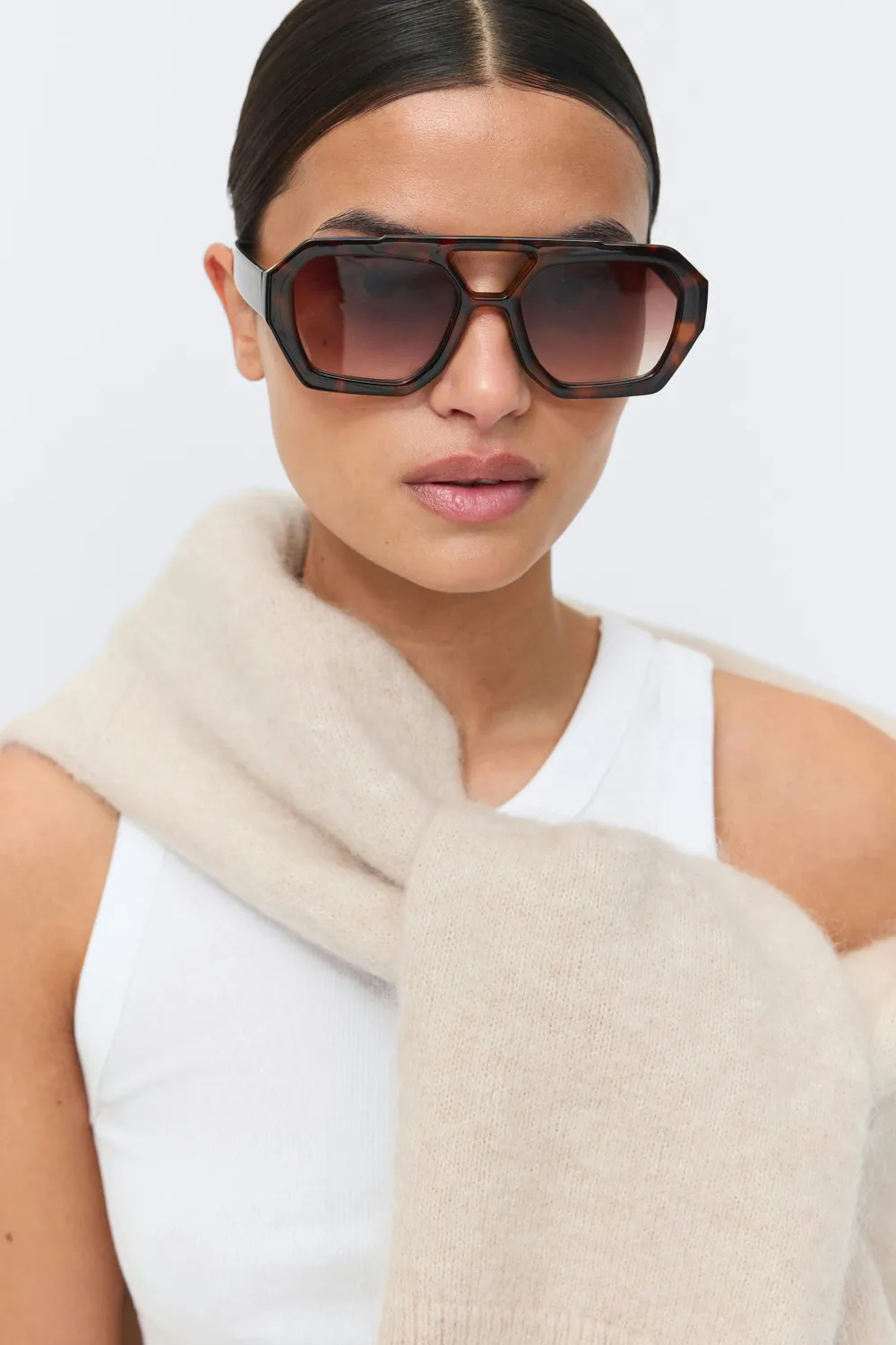 Gina Tricot 70s sunglasses Brun Online