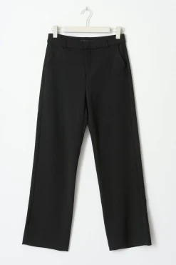 Gina Tricot Straight regular trousers Svart Sale