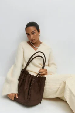 Gina Tricot Strap detail bag Brun New