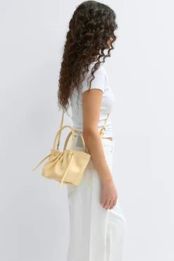 Gina Tricot Strap detail crossbody bag Gul Clearance