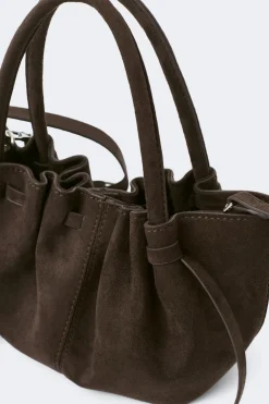 Gina Tricot Strap detail crossbody bag Brun Clearance