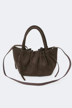 Gina Tricot Strap detail crossbody bag Brun Clearance