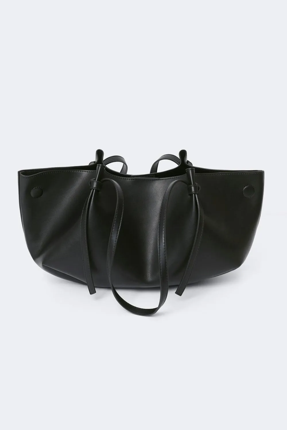 Gina Tricot Strap handle tote bag Svart